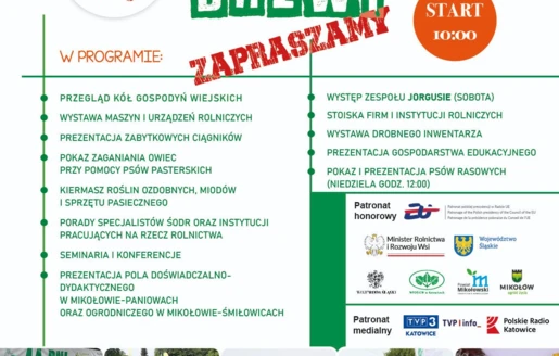 Zapraszamy na 45. Dni Otwartych Drzwi Śląskiego Ośrodka Doradztwa Rolniczego