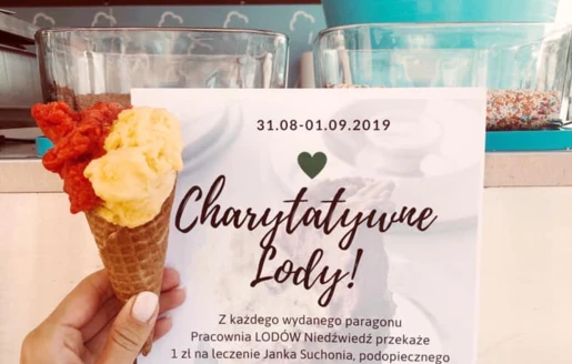 Charytatywny lodowy weekend w Lodziarni Niedźwiedź