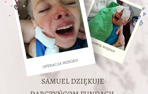 Operacja ratująca wzrok Samuela
