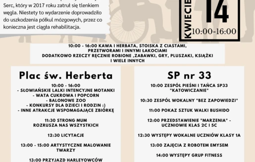 Zapraszamy Was na wydarzenie Wspólnie dla Michała w Katowicach!