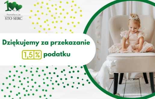 Otrzymaliśmy przelew z 1,5% podatku!