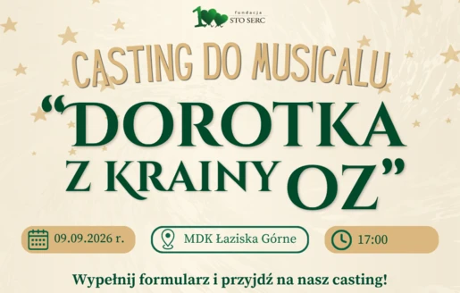 Zapraszamy na casting do musicalu 